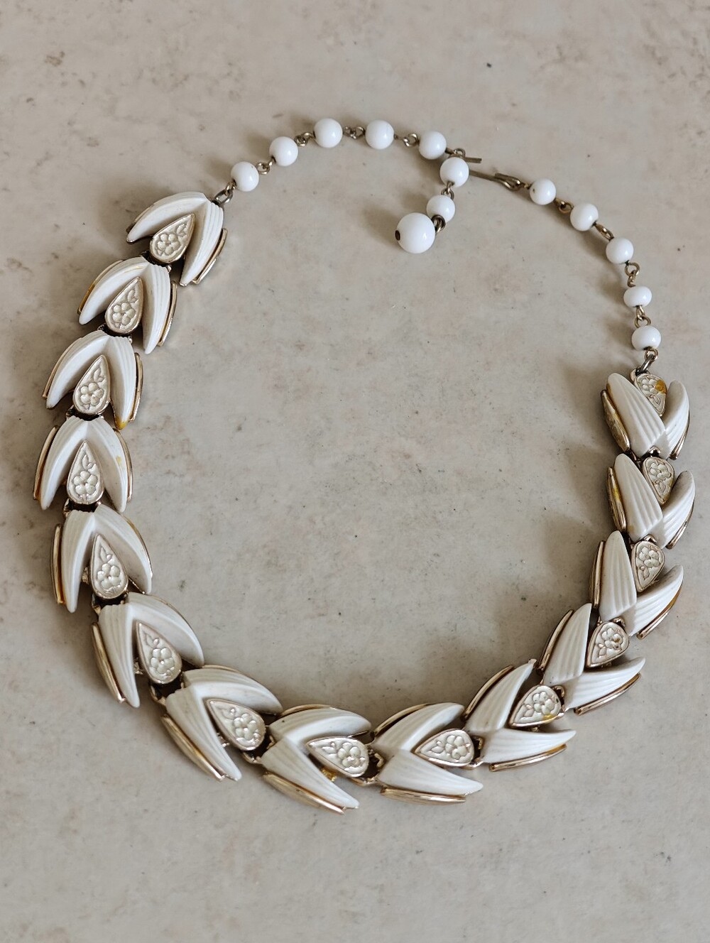 Vintage Signed ART Arthur Pepper Enamel Flowers Necklace